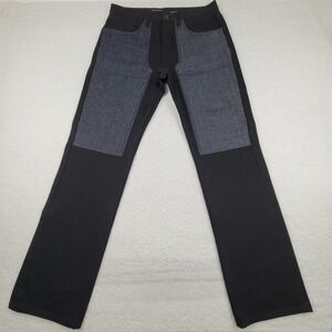 Rocawear‎ Double Thigh Straight Leg Jeans Mens 34 Measures 34 x 33 Black NWOT